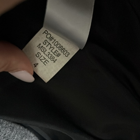 NYDJ Black Silky Tuxedo style open Front Blazer NWT size 4 - Picture 9 of 9
